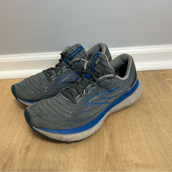 Brooks Other - Brooks Glycerin 19 Gray Blue Athletic Running Shoes Sneakers Men’s Size 10
